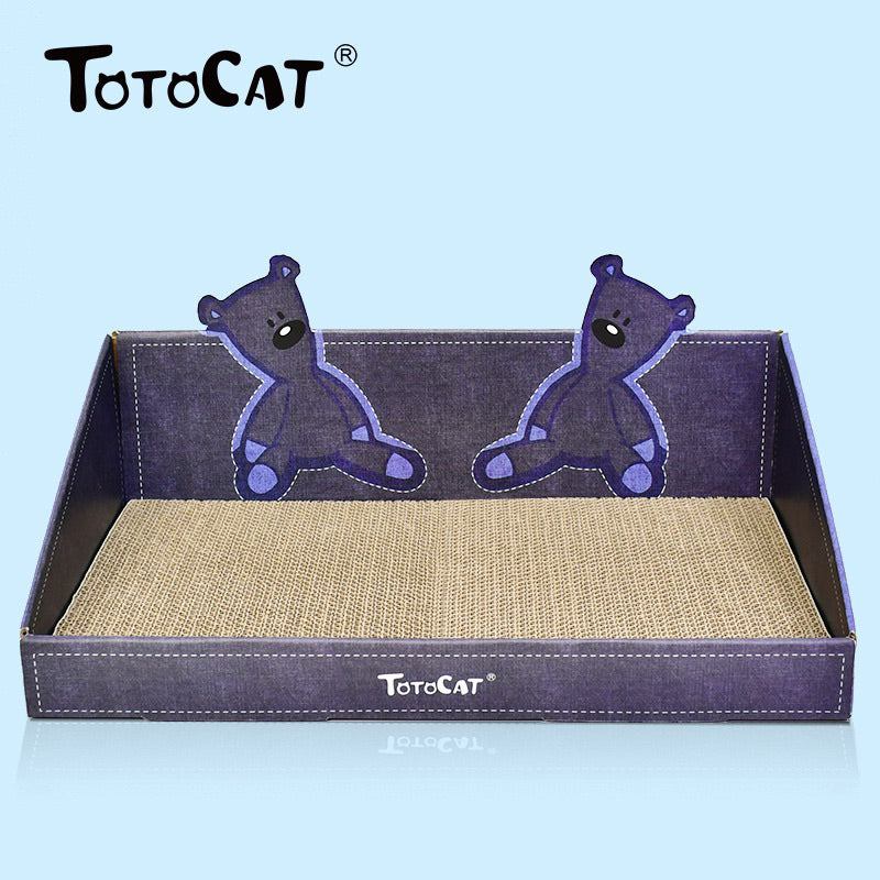 Deku Totocat Slop Cat Box Scratcher Scratch Board Pet Bed Toy