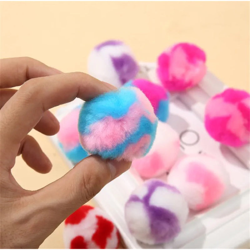 Nylon Ball 4.5cm silent Cat Toy Chaser Pet Toy Kitten