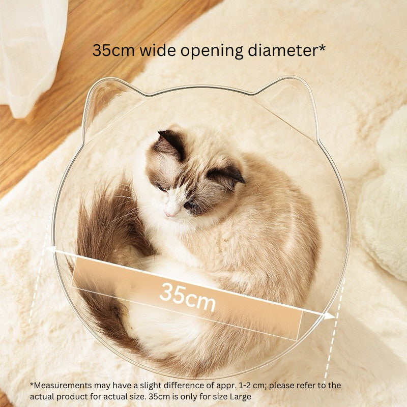 Space Chamber Cat House Bed w Cat Teaser