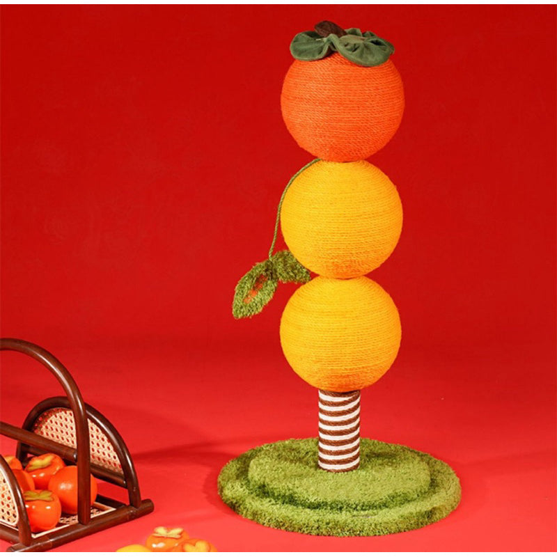 Zeze persimmon Cat Tree Sisal Scratcher Condo Scratching Post