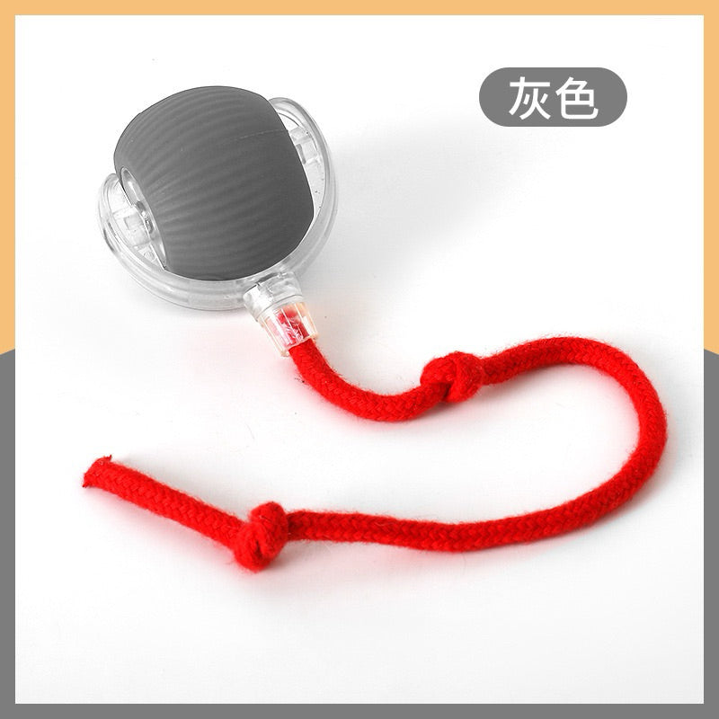 Electronic Running Cat Toy Chaser Ball w Tail Pet Toy