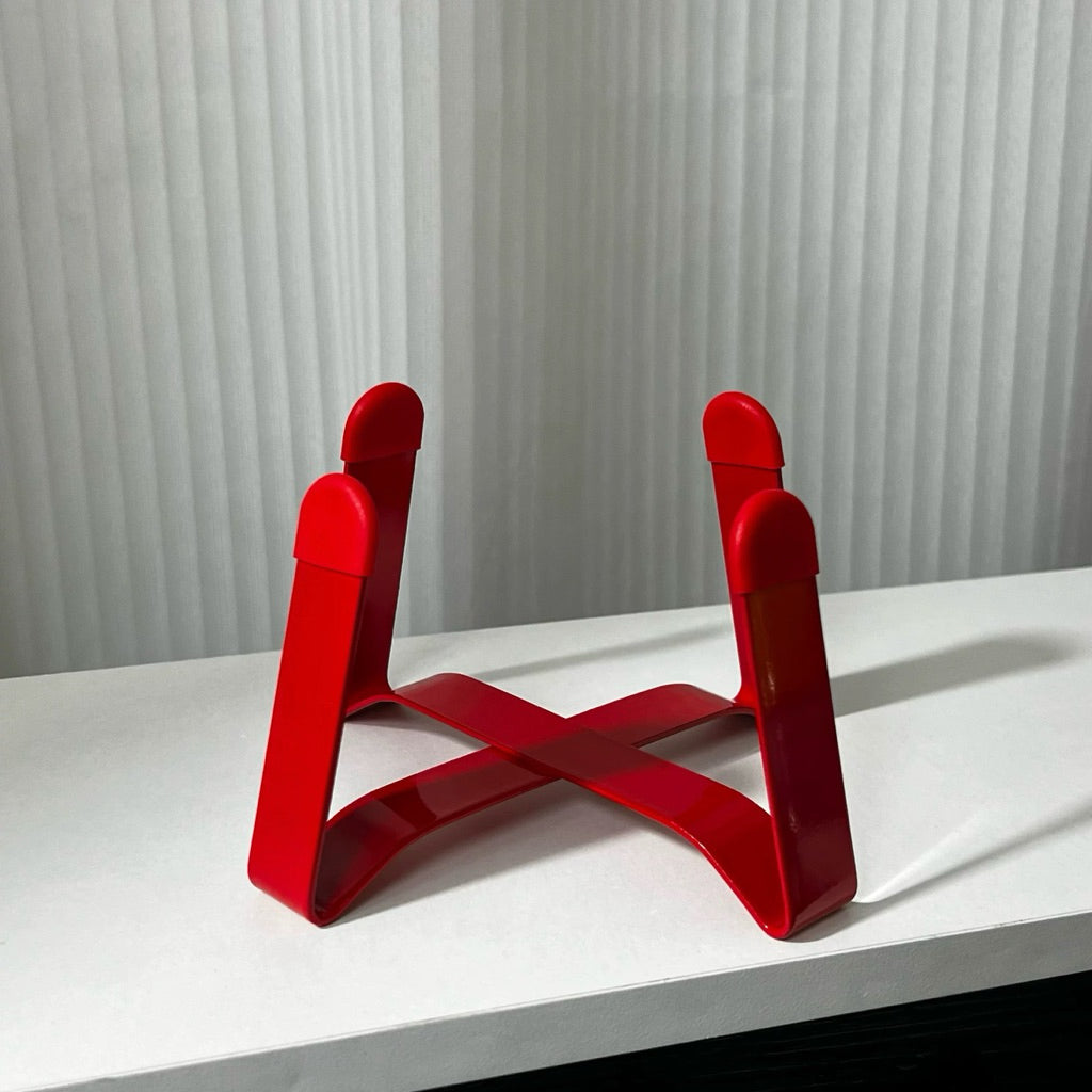 Metal Bowl Stand and Ceramic Bowl for Pet Tall Feeding Set for Cat Dog