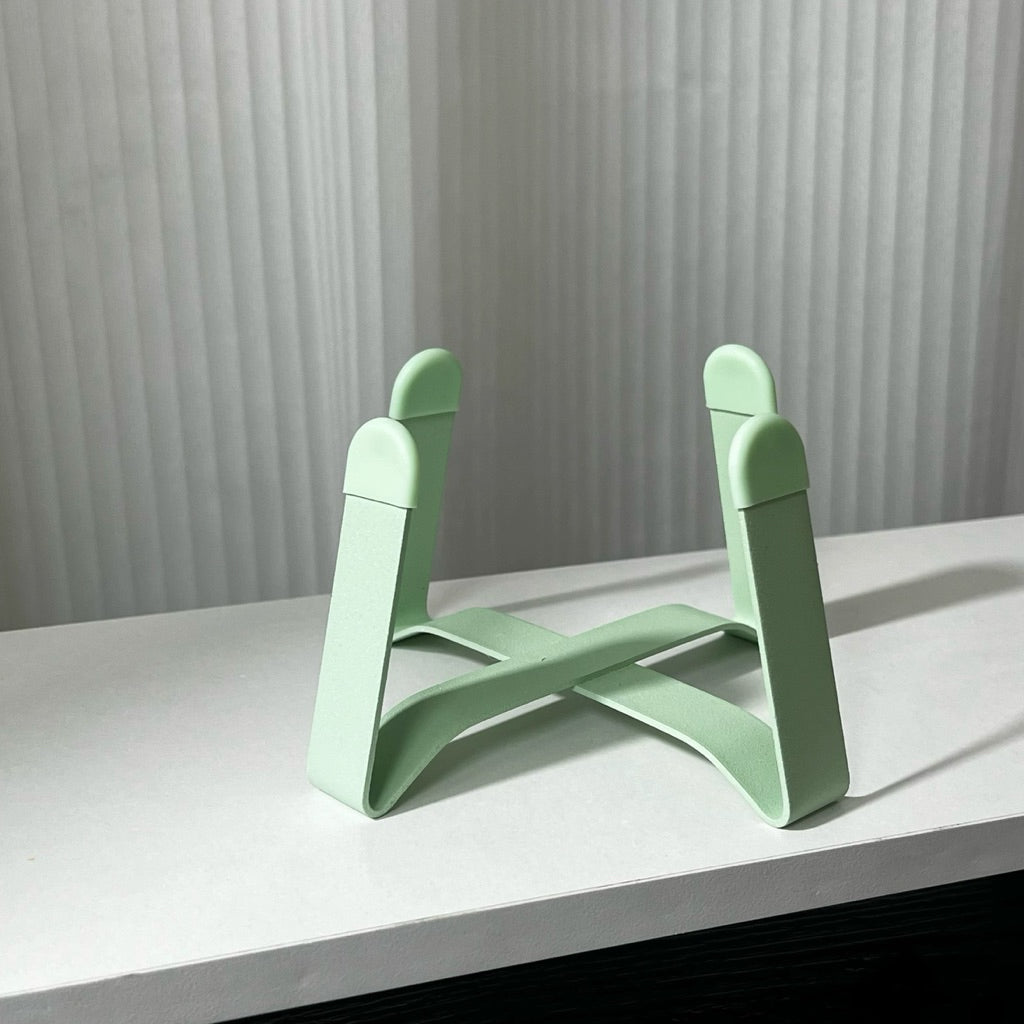 Metal Bowl Stand and Ceramic Bowl for Pet Tall Feeding Set for Cat Dog
