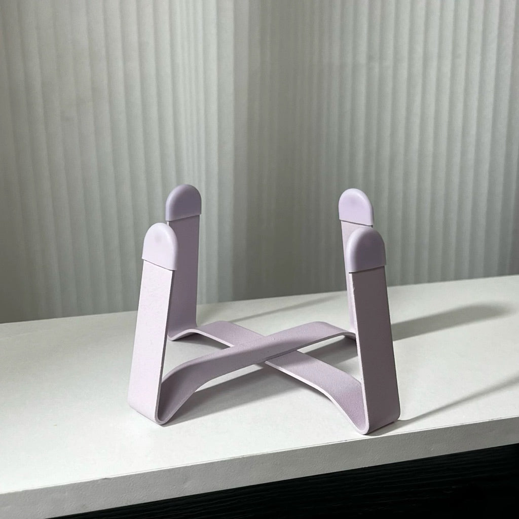 Metal Bowl Stand and Ceramic Bowl for Pet Tall Feeding Set for Cat Dog