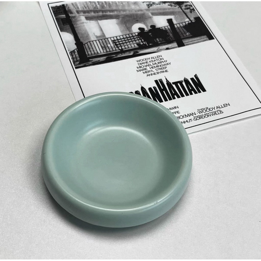 Metal Bowl Stand and Ceramic Bowl for Pet Tall Feeding Set for Cat Dog