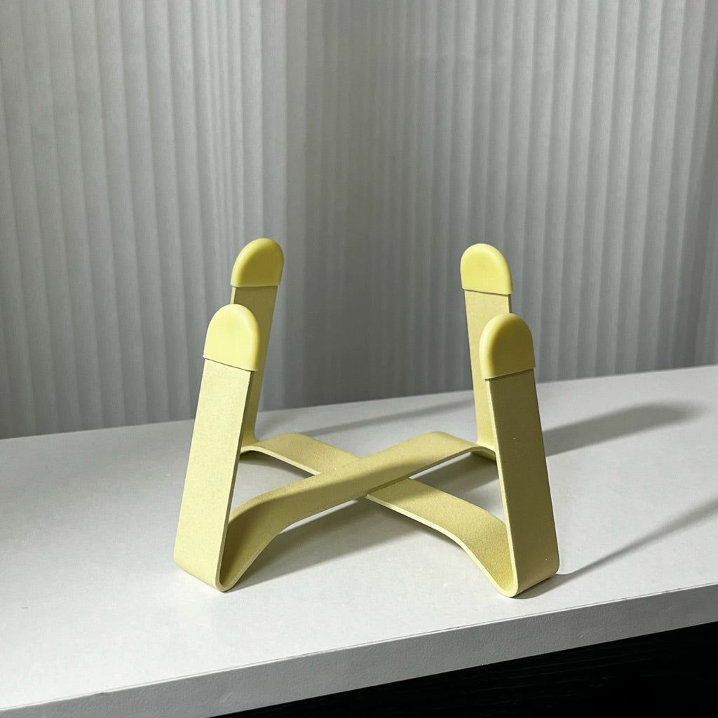 Metal Bowl Stand and Ceramic Bowl for Pet Tall Feeding Set for Cat Dog