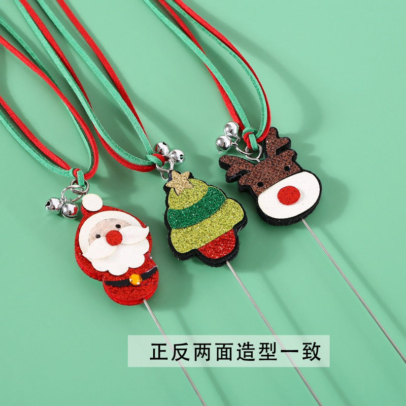 Christmas theme cat teaser pet toy chaser stick wand