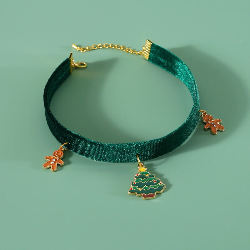 Velvet Chocker Necklace Collar for Cat Dog Cat