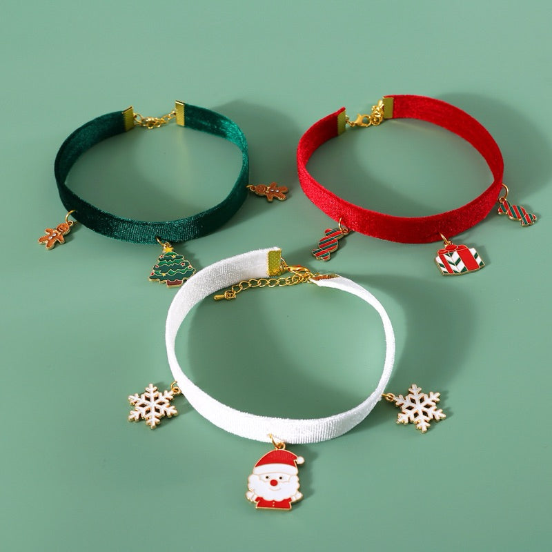 Velvet Chocker Necklace Collar for Cat Dog Cat