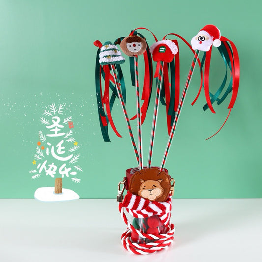 Pawfessor Cat Teaser with Tassels Christmas Wand Stick Chaser