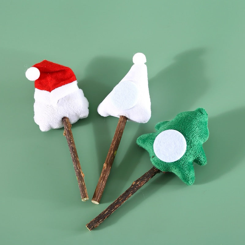 Pawfessor Christmas Catnip Bar of 3 Gift Box Chaser Toy for Cat Pet