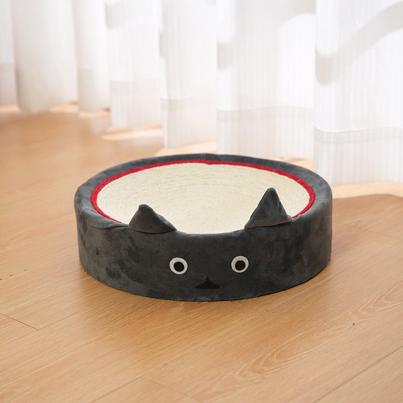 sisal cat bed scratcher scratch board pet sleeping round bed fruit series 40cm