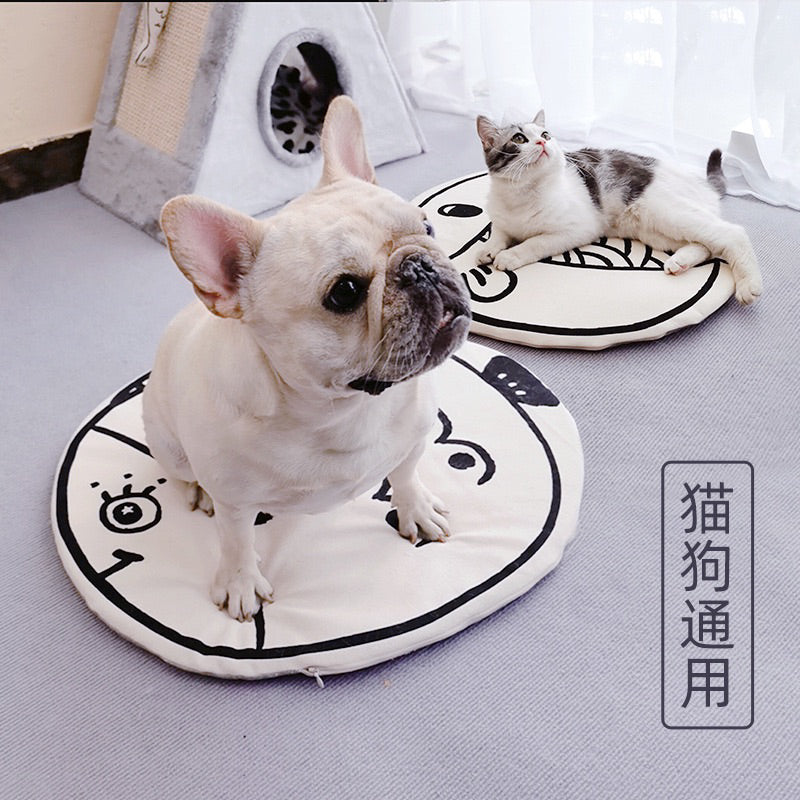 Fish Canvas Pet Sleeping Pad Mat Mattress Cat Dog