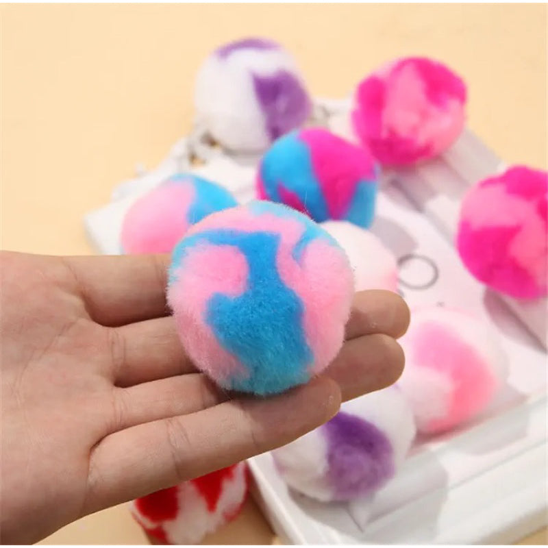 Nylon Ball 4.5cm silent Cat Toy Chaser Pet Toy Kitten