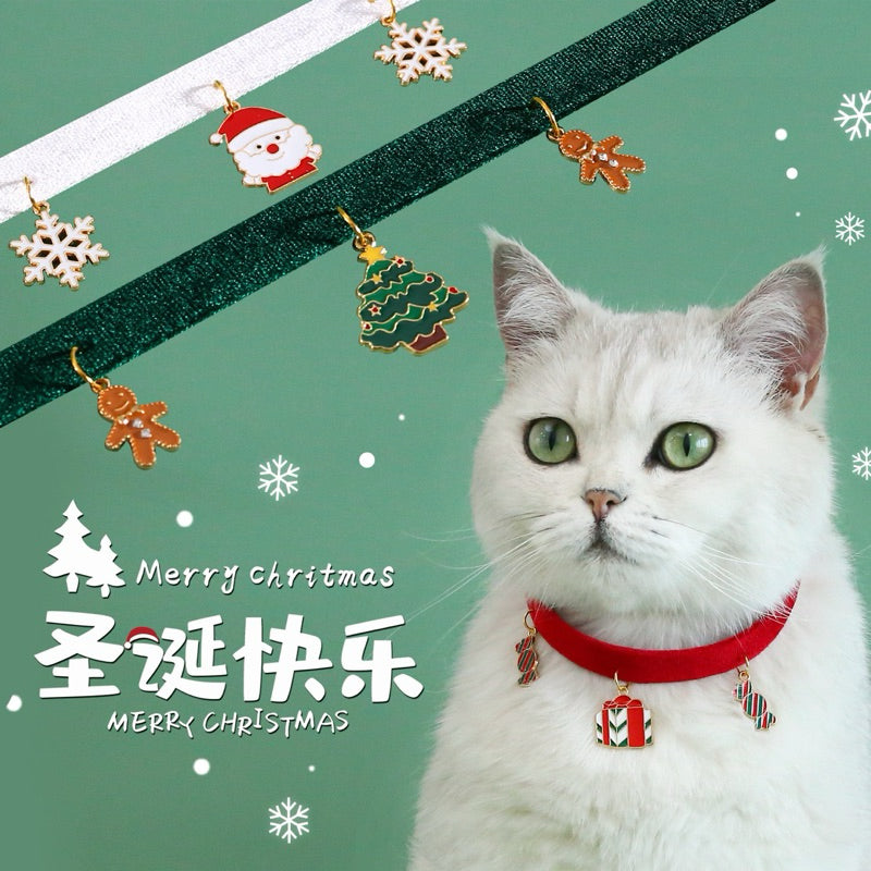 Velvet Chocker Necklace Collar for Cat Dog Cat