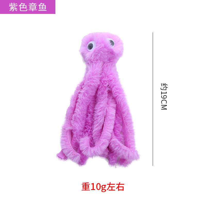 Octopus tako squid Cat catnip Toy Bitting Comfort Chaser for Pet