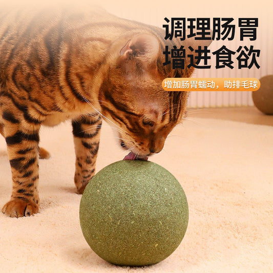Super Large 10cm Catnip Ball Cat Mint Chaser Pet Toy