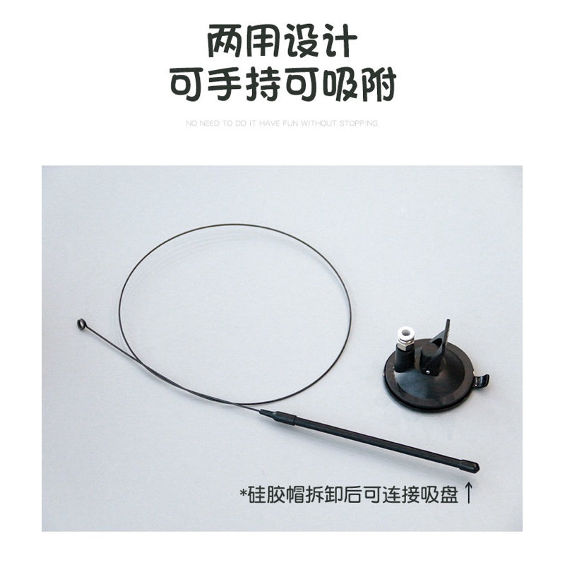 New Cat Teaser Artificial Bird Cat Teaser with Suction Pad