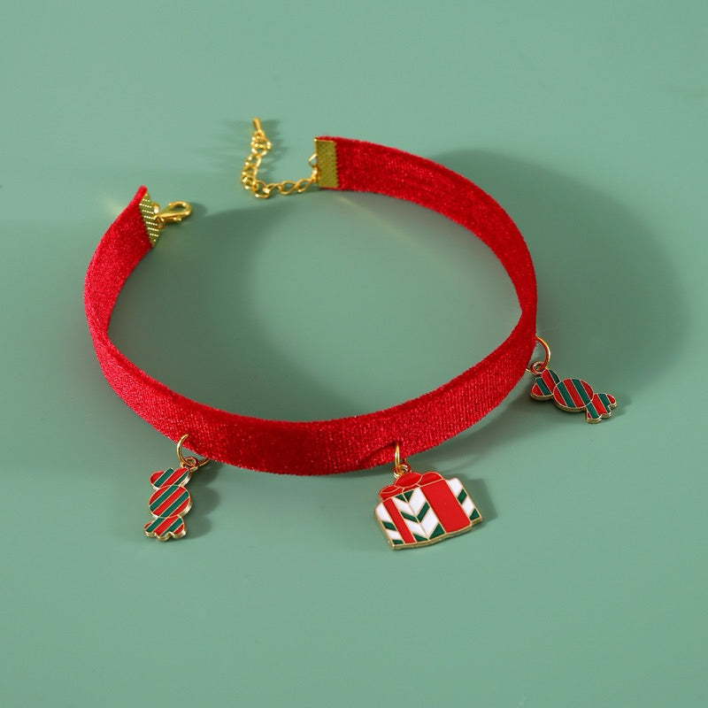 Velvet Chocker Necklace Collar for Cat Dog Cat