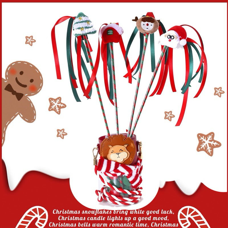 Pawfessor Cat Teaser with Tassels Christmas Wand Stick Chaser