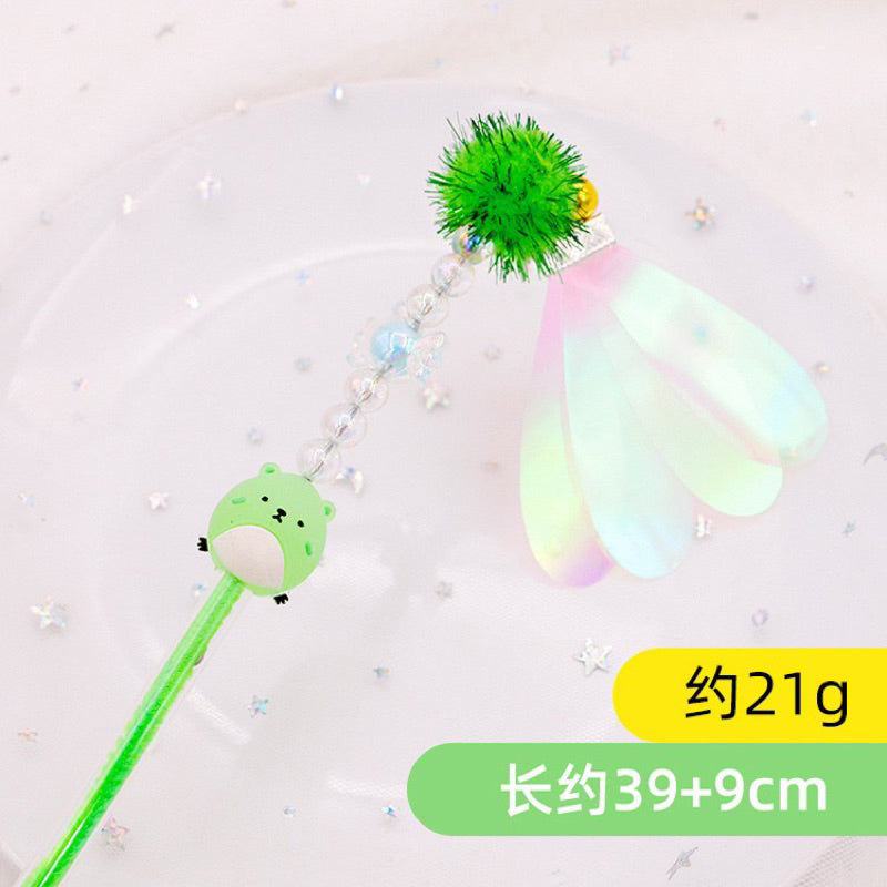 Colorful Cat Teaser Collection Fun Toy Kitten Stick Wand Chaser