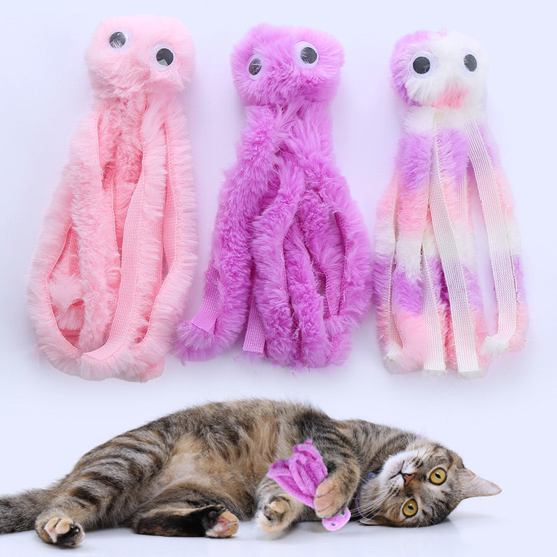 Octopus tako squid Cat catnip Toy Bitting Comfort Chaser for Pet