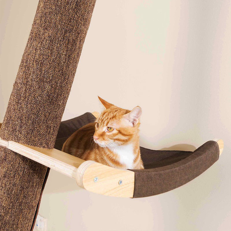 Wakupet 70 degree cat Climber Tree Condo 2m high with Hammock