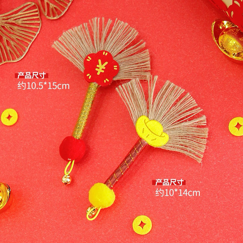 New Year Groom Cat Toy Chaser Bite Toy Catnip Gift Set