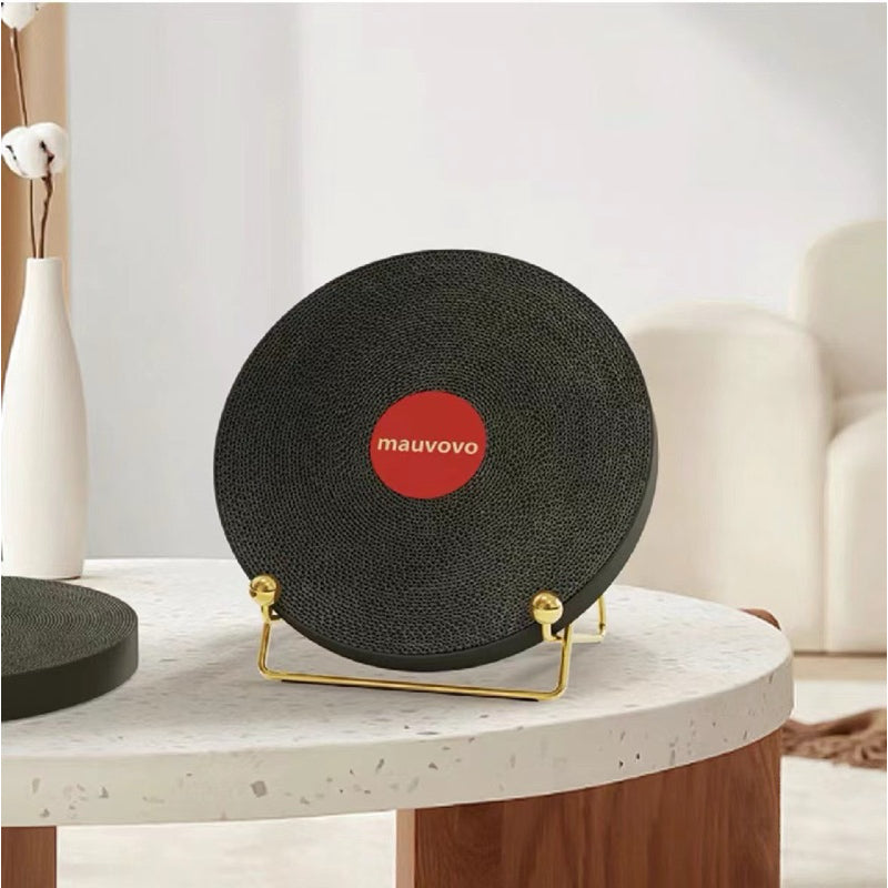 Mauvivo Vinyl Records Cat Scratcher with Frame Cardboard