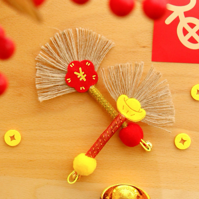 New Year Groom Cat Toy Chaser Bite Toy Catnip Gift Set