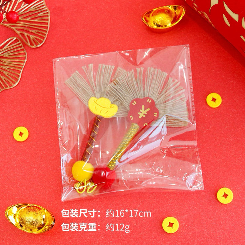 New Year Groom Cat Toy Chaser Bite Toy Catnip Gift Set