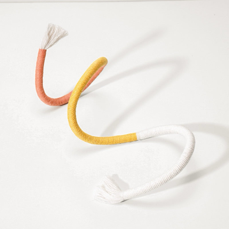Cat Bitting Rope Toy with Catnip Fruit Chasing Toy