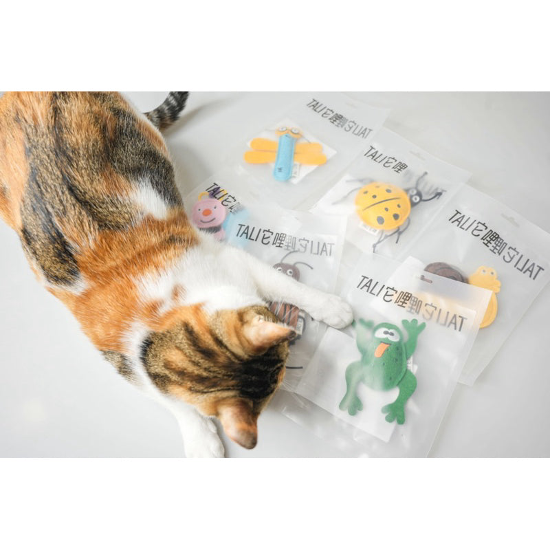 Tali Felt Catnip Chasing Toy for Cat Bitting Cockroach Insects Pet Toy