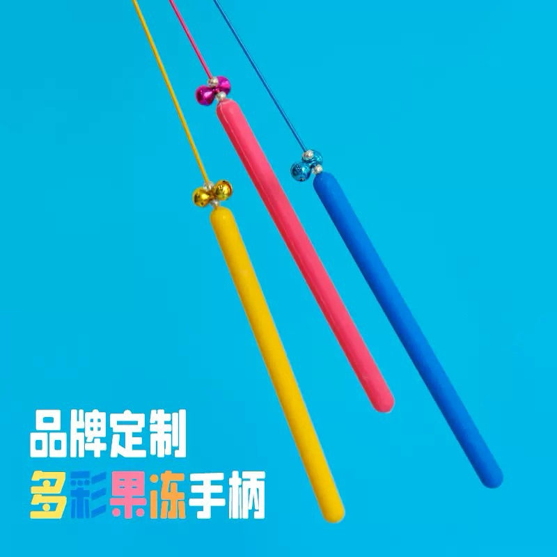 Triple Fish Feather Cat Teaser Wand – Durable & Fun Interactive Toy
