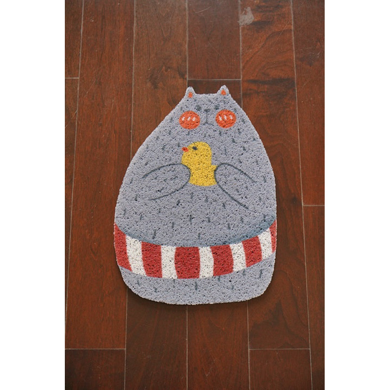 Misspet Cat Litter Box Mat Door Pad Cat Design