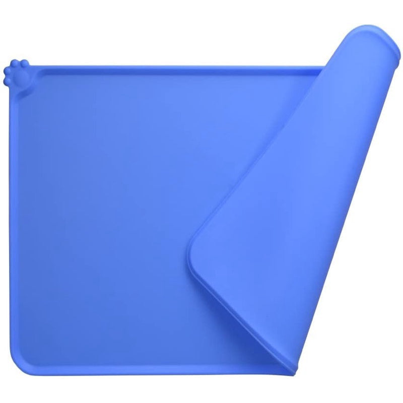 Silicone Rubber Pet Eating Tray Soft Pad Cleaning Mat Cat Dog Feeding Tray