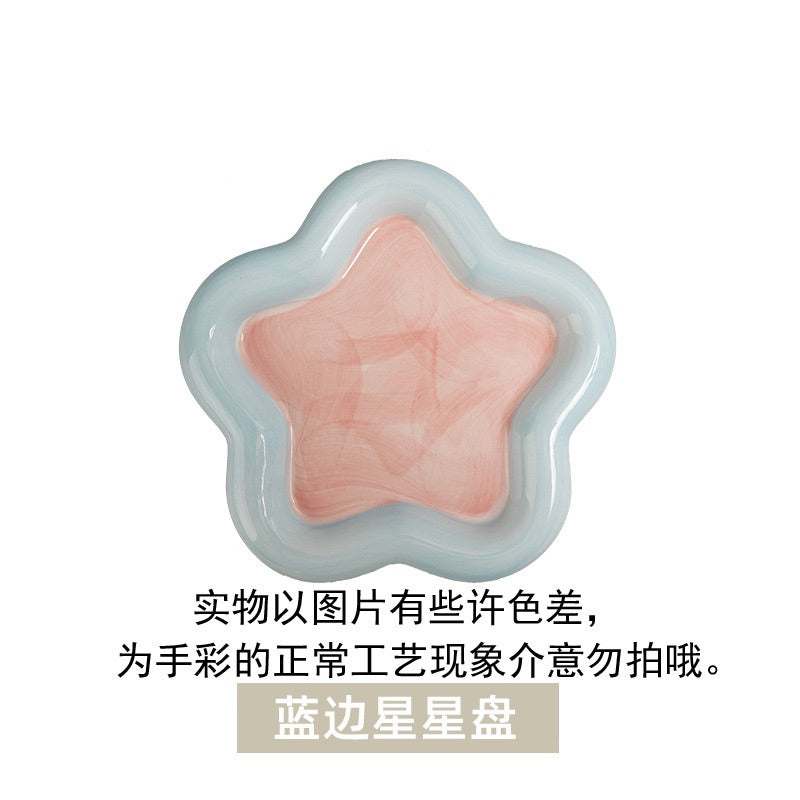Ceramic Pet Feeding Bowl Cat Dog Feeder Thick Edge