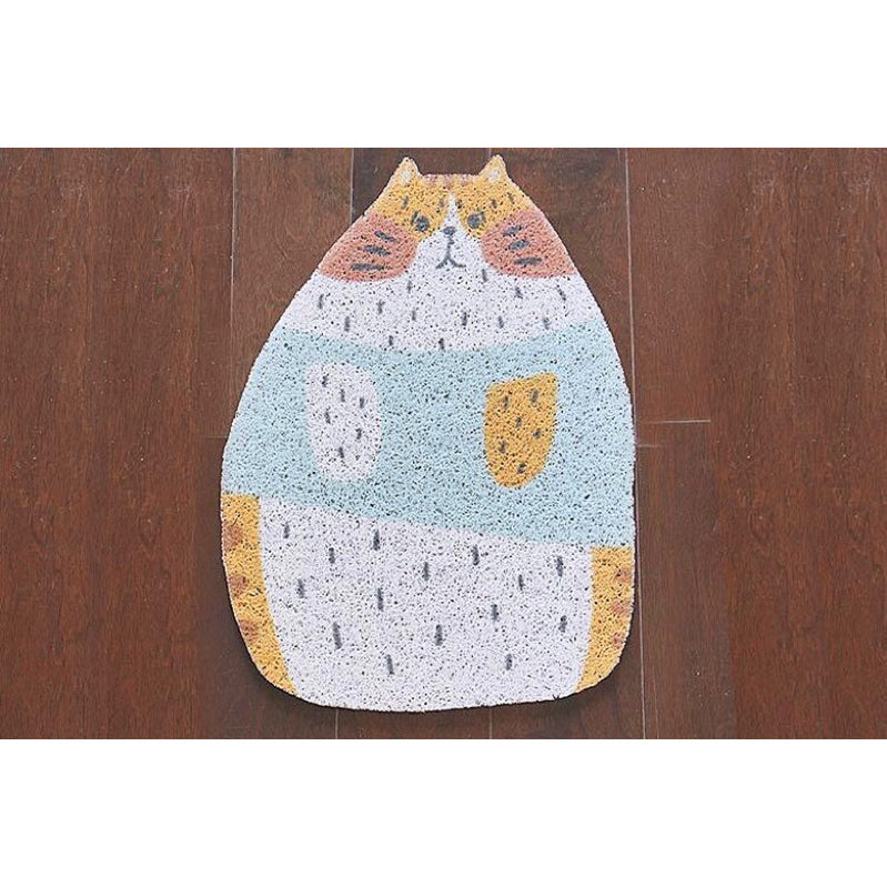 Misspet Cat Litter Box Mat Door Pad Cat Design