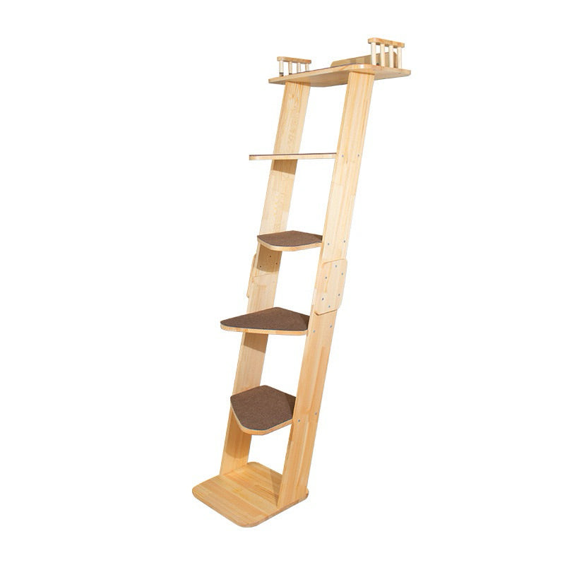 Wakupet Double Side Ladder Cat Condo Tree Pet Bed 5 Layers