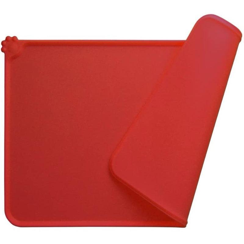 Silicone Rubber Pet Eating Tray Soft Pad Cleaning Mat Cat Dog Feeding Tray