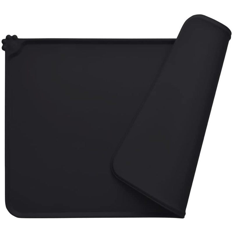Silicone Rubber Pet Eating Tray Soft Pad Cleaning Mat Cat Dog Feeding Tray