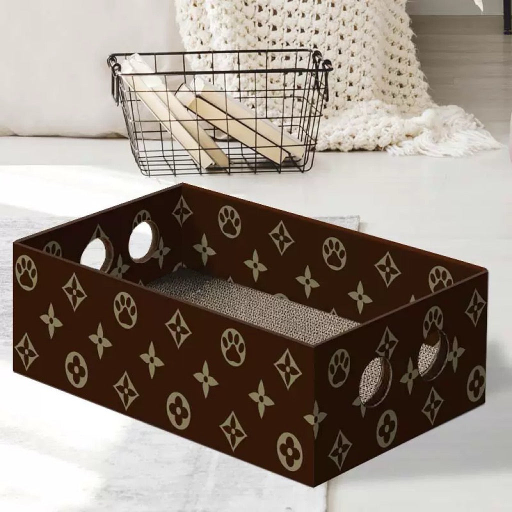 Classic Cat Simple Can Scrarcher Box Cardboard Scratch Rectangle Bed