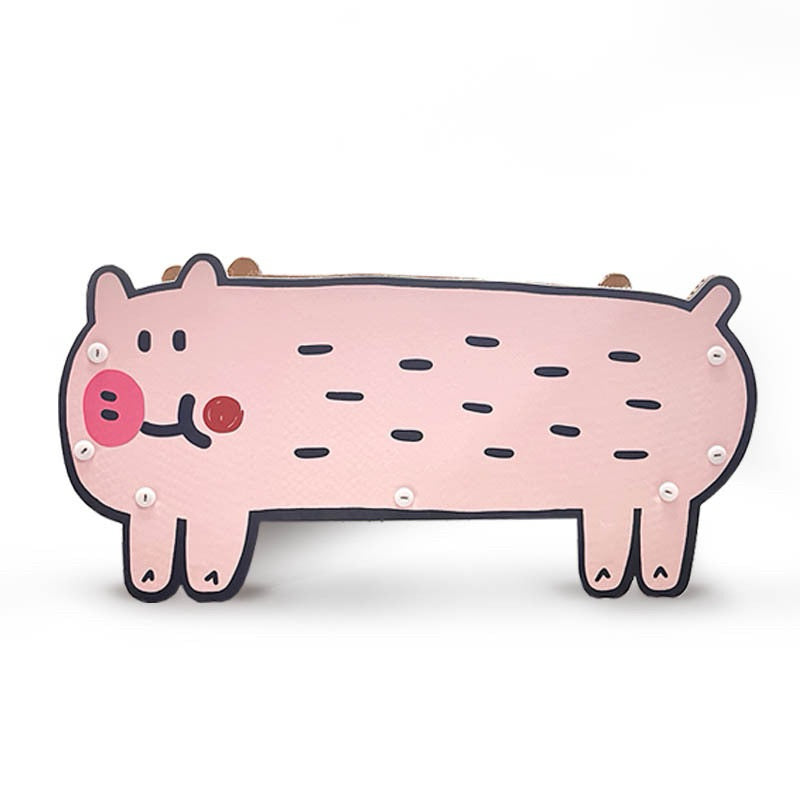Misspet Joon Cat Scratcher Bed Pet Toy Piggy Kitten House