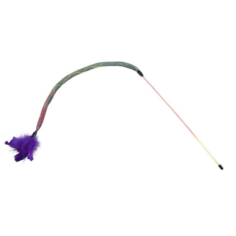 Cat Teaser Bouncing Net Series Pet Toy Chaser Stick Wand