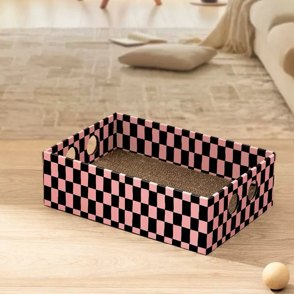 Classic Cat Simple Can Scrarcher Box Cardboard Scratch Rectangle Bed