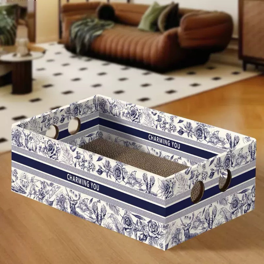 Classic Cat Simple Can Scrarcher Box Cardboard Scratch Rectangle Bed