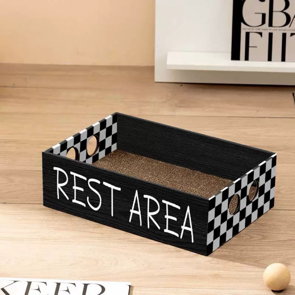 Classic Cat Simple Can Scrarcher Box Cardboard Scratch Rectangle Bed