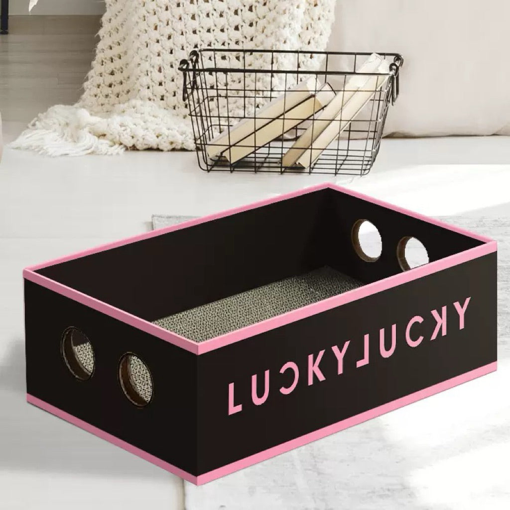 Classic Cat Simple Can Scrarcher Box Cardboard Scratch Rectangle Bed