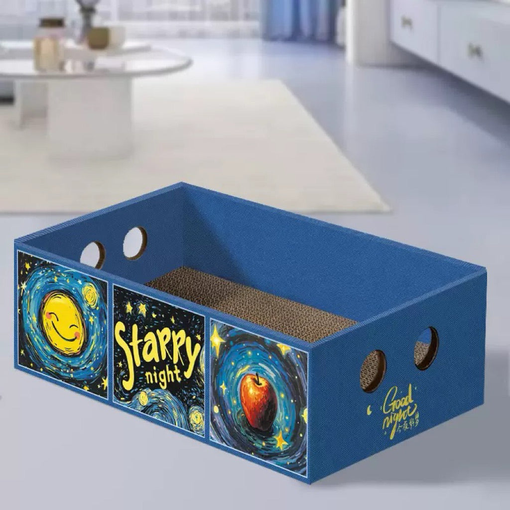 Classic Cat Simple Can Scrarcher Box Cardboard Scratch Rectangle Bed