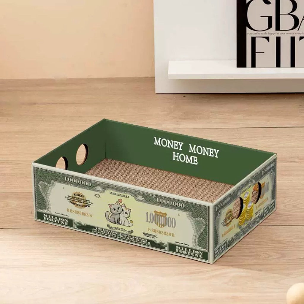 Classic Cat Simple Can Scrarcher Box Cardboard Scratch Rectangle Bed